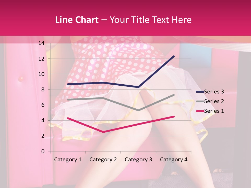 Infantile Woman Diner PowerPoint Template