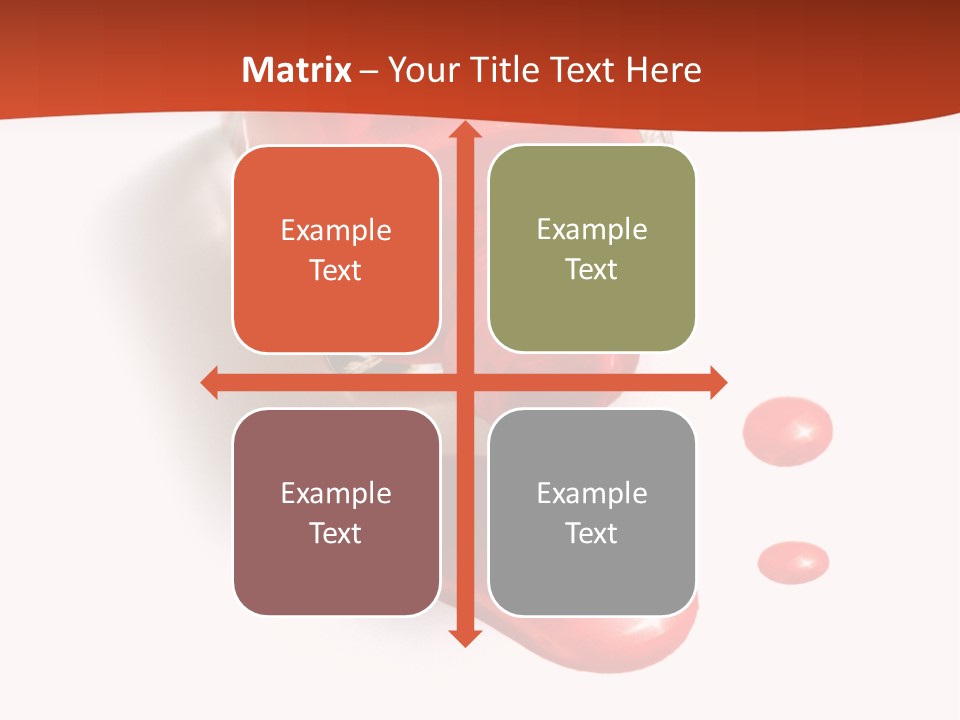 Shiny Red Cosmetics PowerPoint Template