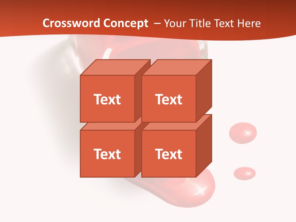 Shiny Red Cosmetics PowerPoint Template