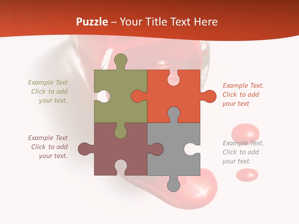 Shiny Red Cosmetics PowerPoint Template