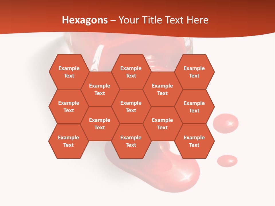 Shiny Red Cosmetics PowerPoint Template