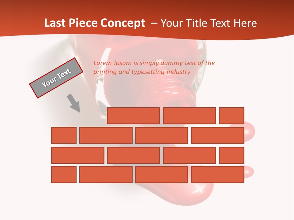 Shiny Red Cosmetics PowerPoint Template