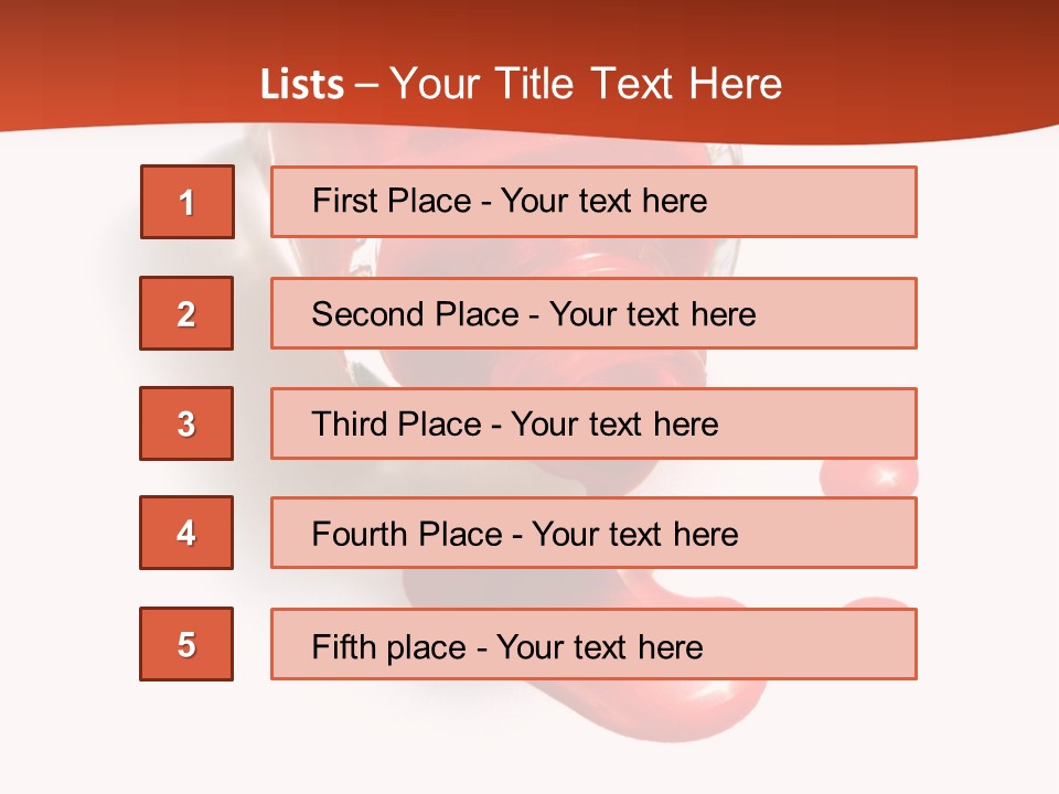 Shiny Red Cosmetics PowerPoint Template