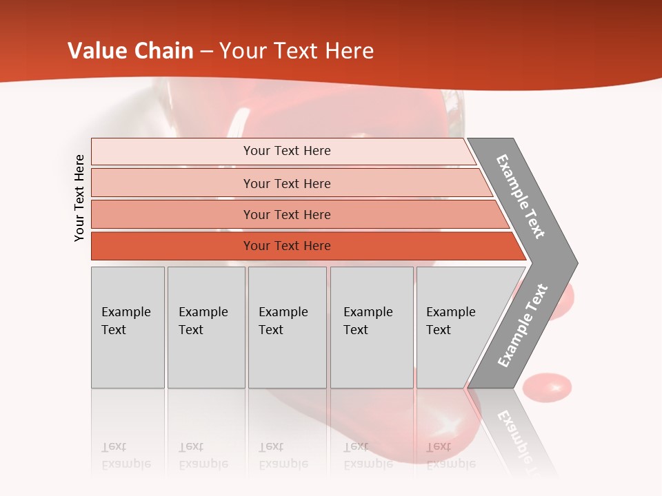 Shiny Red Cosmetics PowerPoint Template