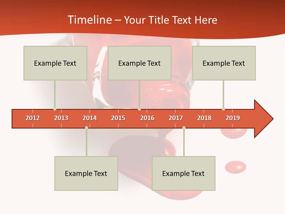 Shiny Red Cosmetics PowerPoint Template