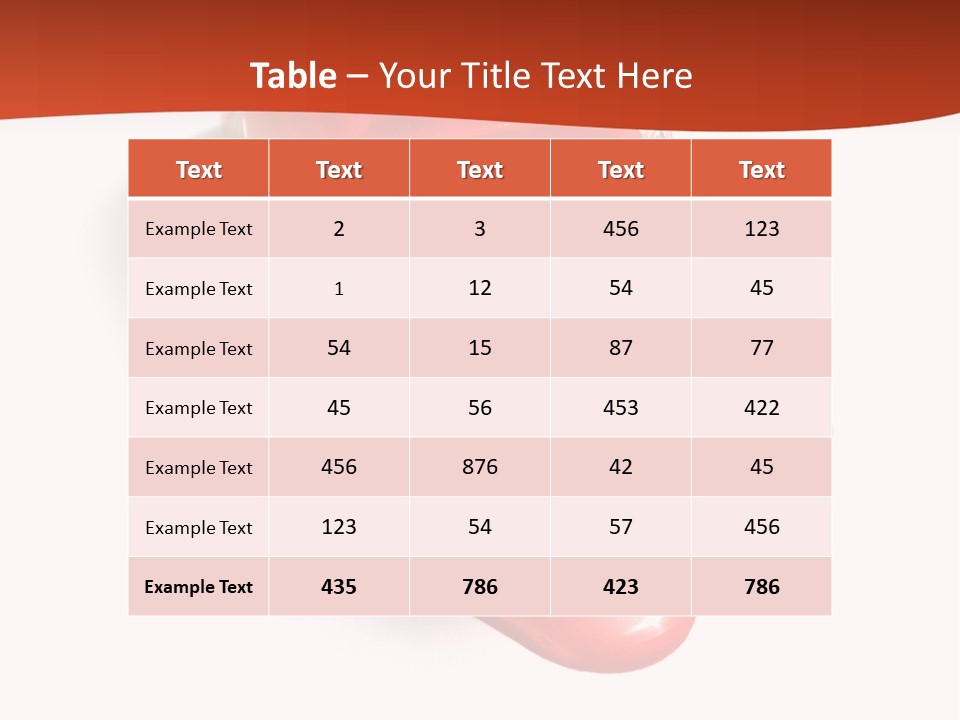 Shiny Red Cosmetics PowerPoint Template