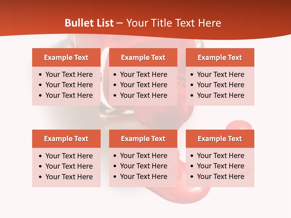 Shiny Red Cosmetics PowerPoint Template