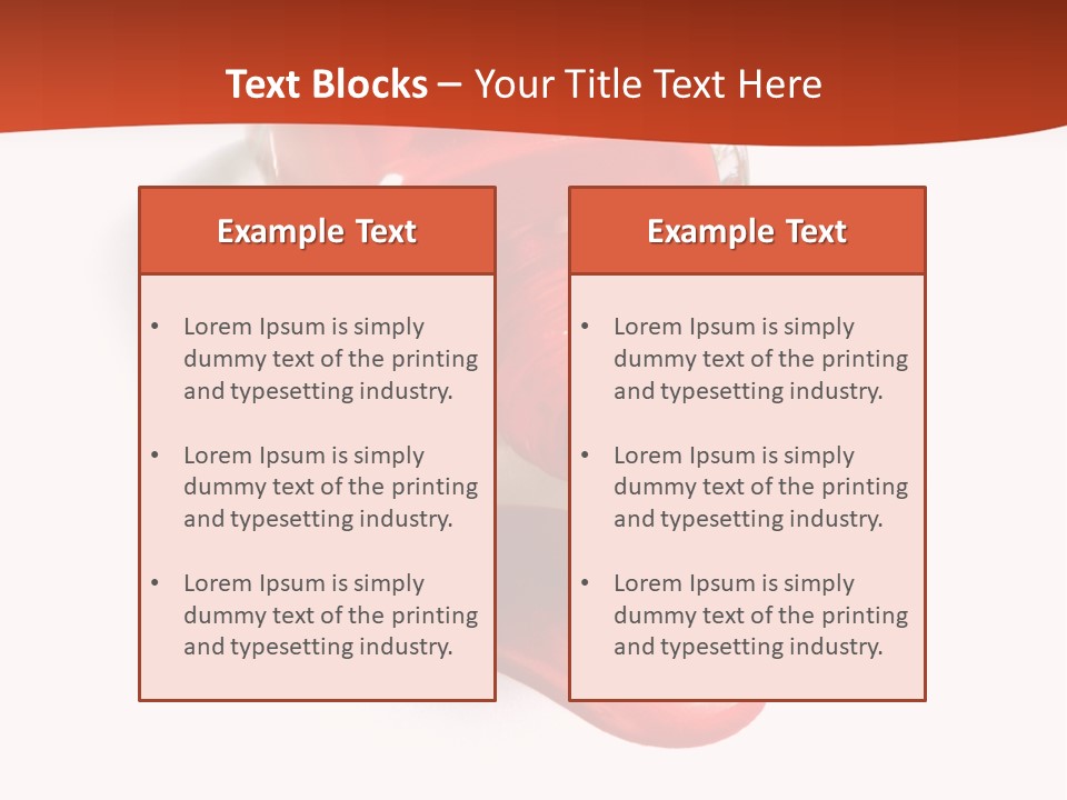 Shiny Red Cosmetics PowerPoint Template