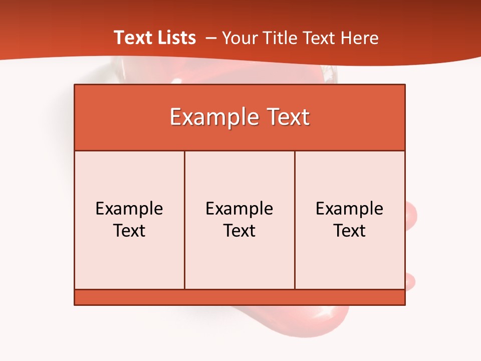 Shiny Red Cosmetics PowerPoint Template