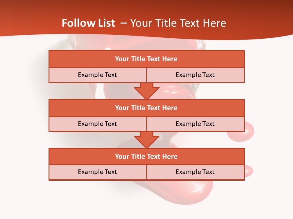 Shiny Red Cosmetics PowerPoint Template