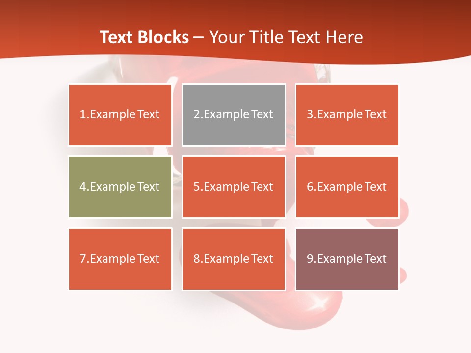 Shiny Red Cosmetics PowerPoint Template