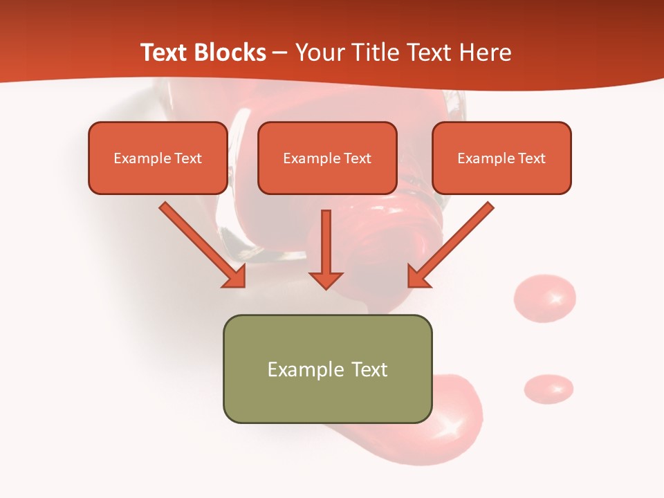 Shiny Red Cosmetics PowerPoint Template