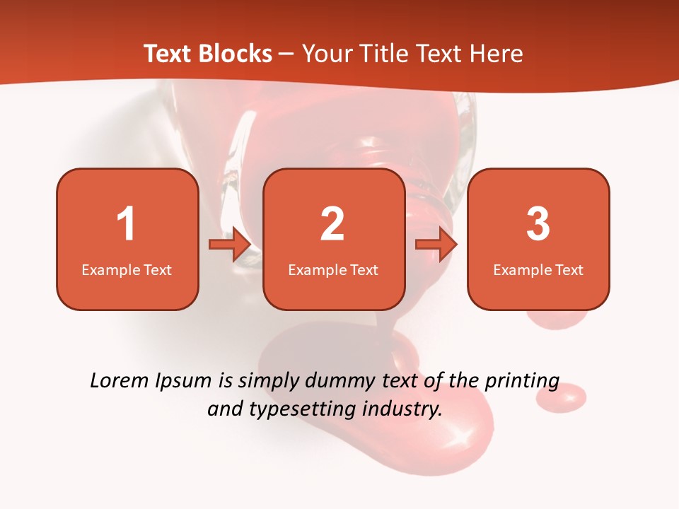 Shiny Red Cosmetics PowerPoint Template