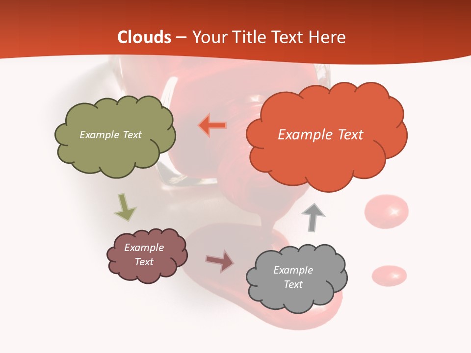 Shiny Red Cosmetics PowerPoint Template