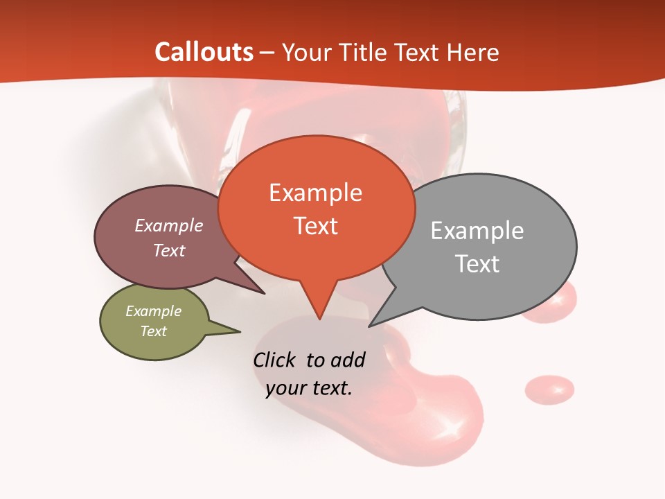 Shiny Red Cosmetics PowerPoint Template