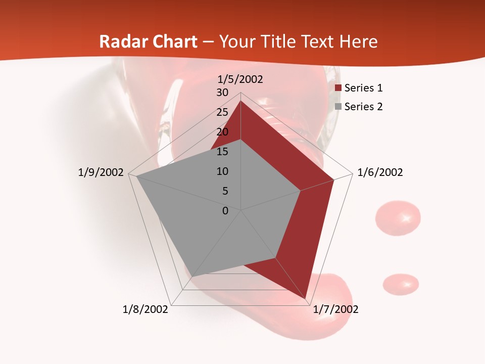 Shiny Red Cosmetics PowerPoint Template