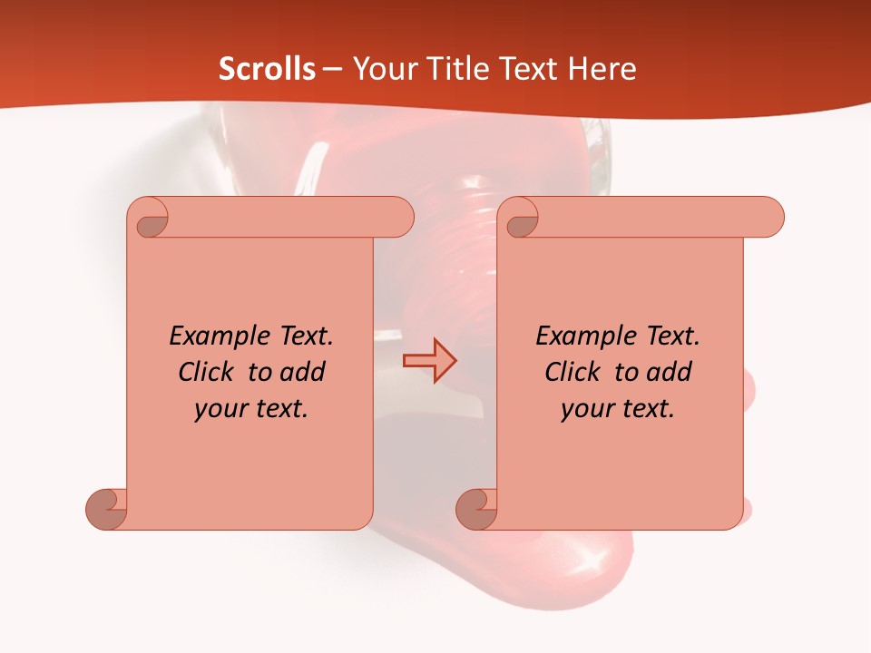 Shiny Red Cosmetics PowerPoint Template