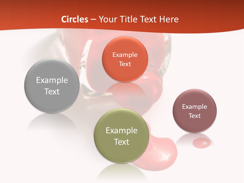 Shiny Red Cosmetics PowerPoint Template
