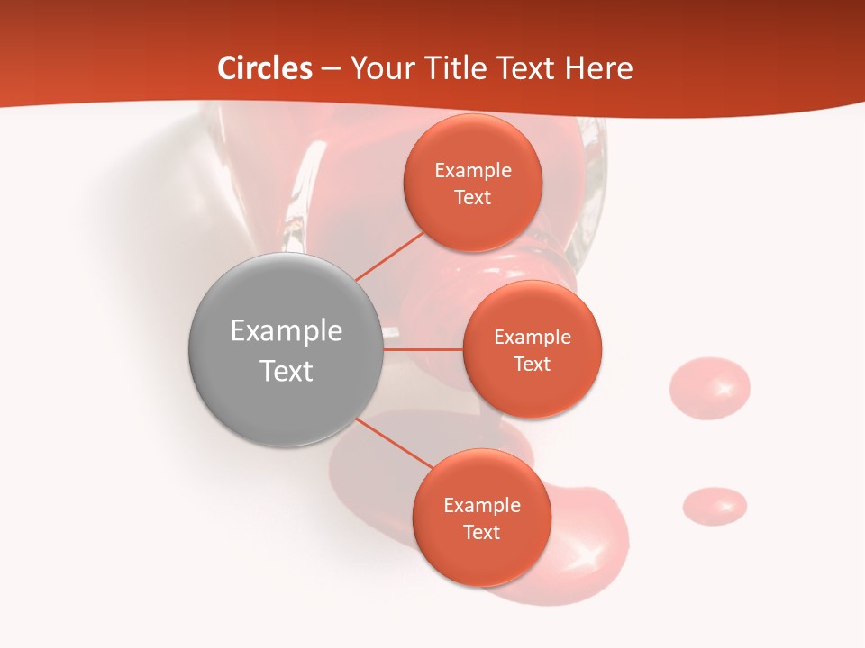 Shiny Red Cosmetics PowerPoint Template