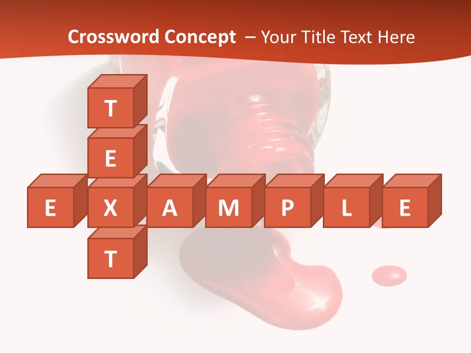 Shiny Red Cosmetics PowerPoint Template