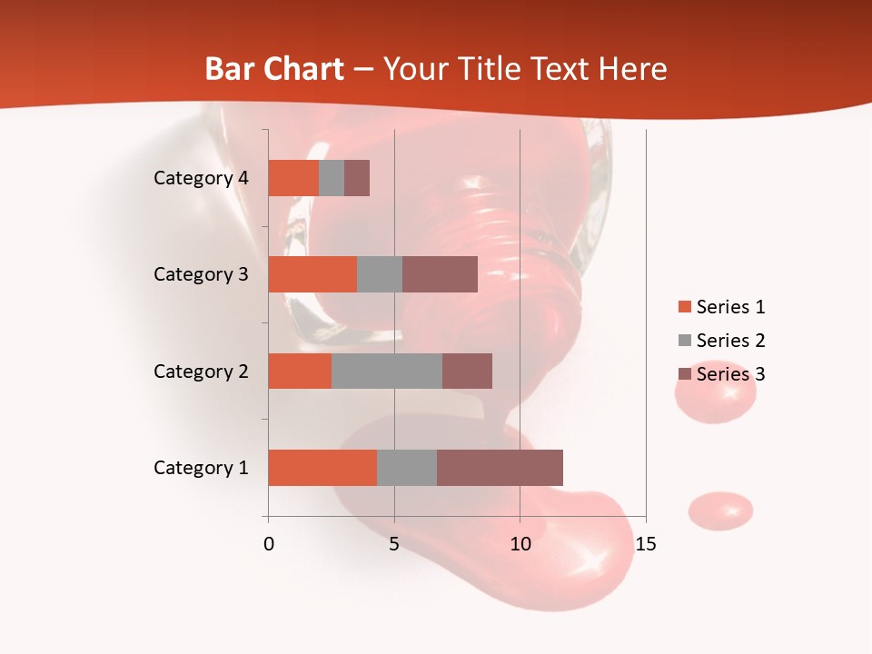 Shiny Red Cosmetics PowerPoint Template