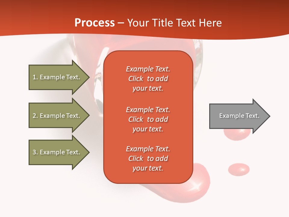 Shiny Red Cosmetics PowerPoint Template