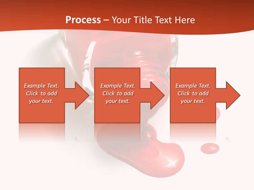 Shiny Red Cosmetics PowerPoint Template