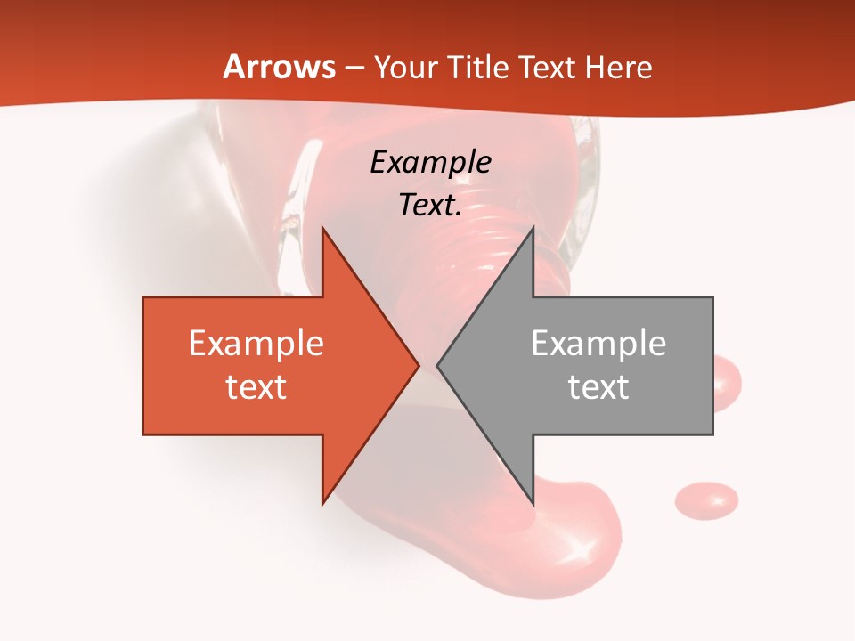 Shiny Red Cosmetics PowerPoint Template