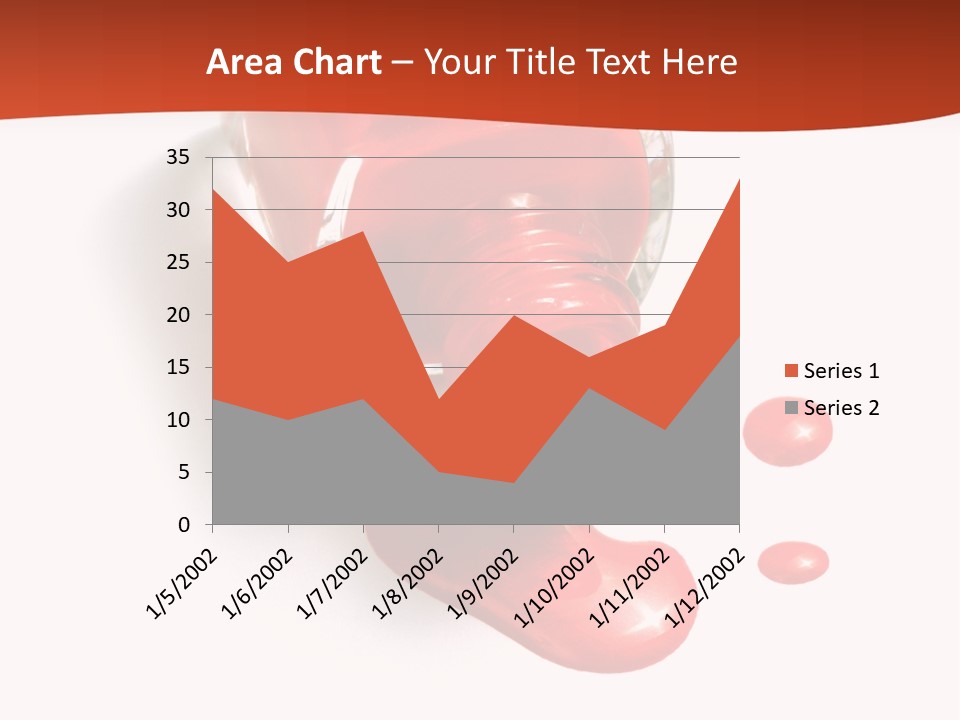 Shiny Red Cosmetics PowerPoint Template