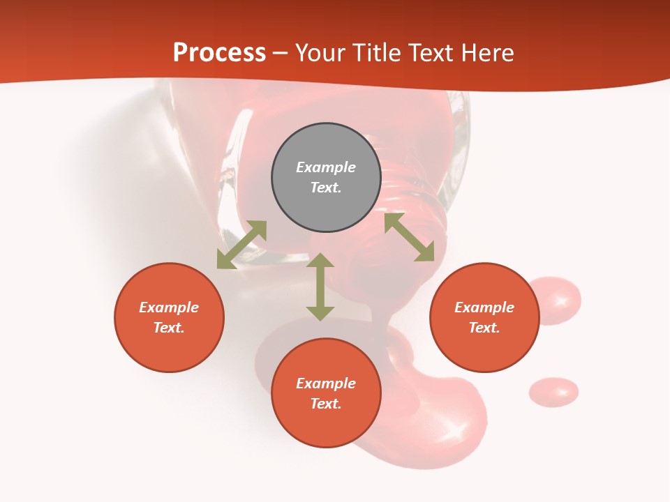 Shiny Red Cosmetics PowerPoint Template