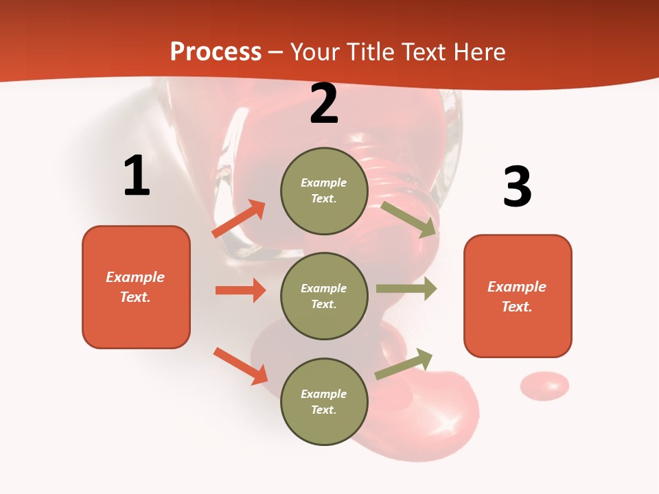 Shiny Red Cosmetics PowerPoint Template