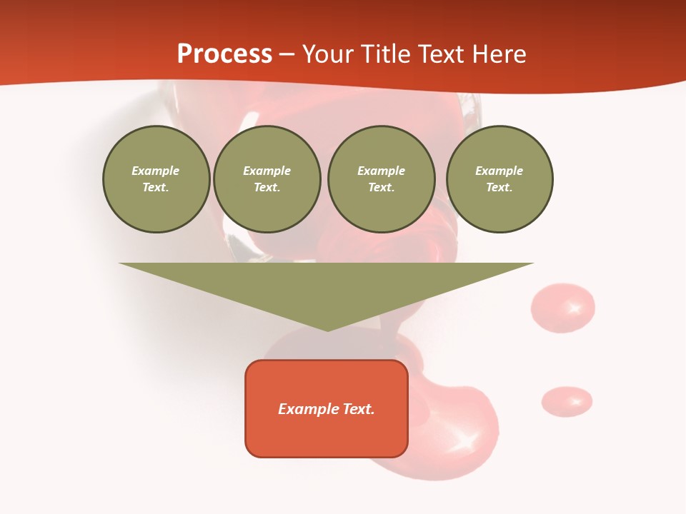 Shiny Red Cosmetics PowerPoint Template