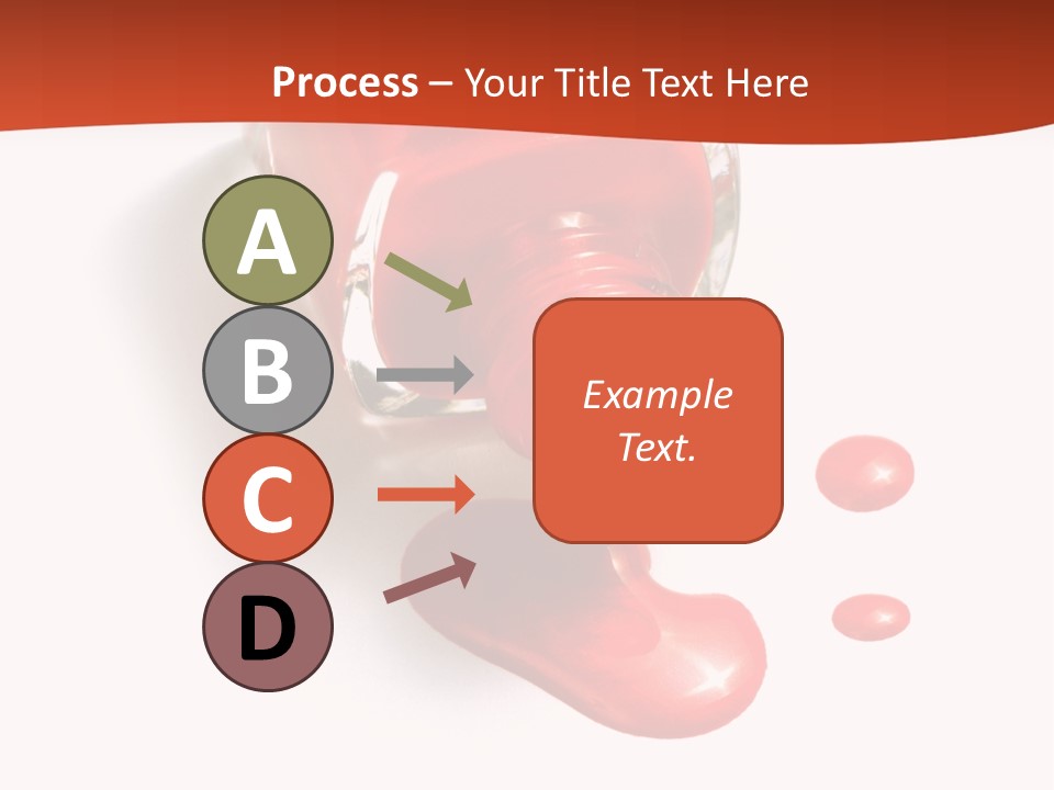 Shiny Red Cosmetics PowerPoint Template