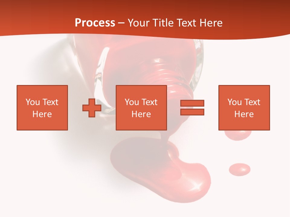 Shiny Red Cosmetics PowerPoint Template