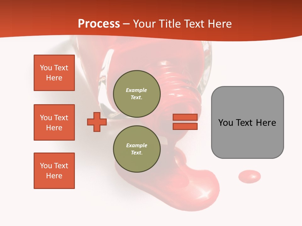 Shiny Red Cosmetics PowerPoint Template