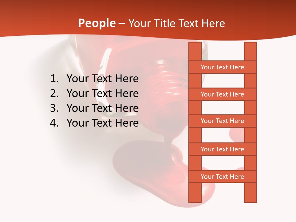 Shiny Red Cosmetics PowerPoint Template