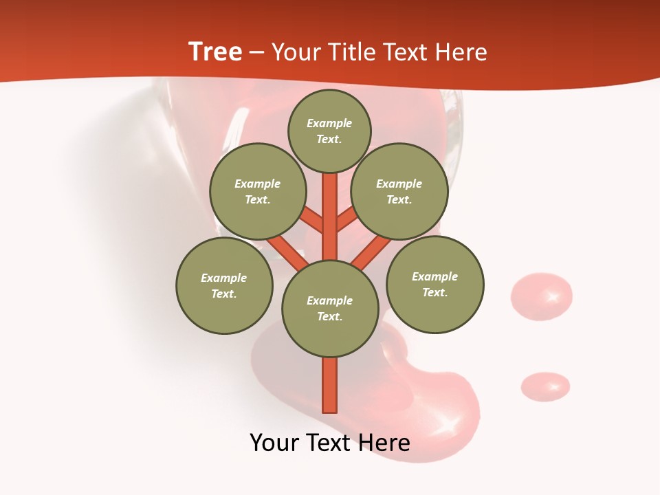 Shiny Red Cosmetics PowerPoint Template