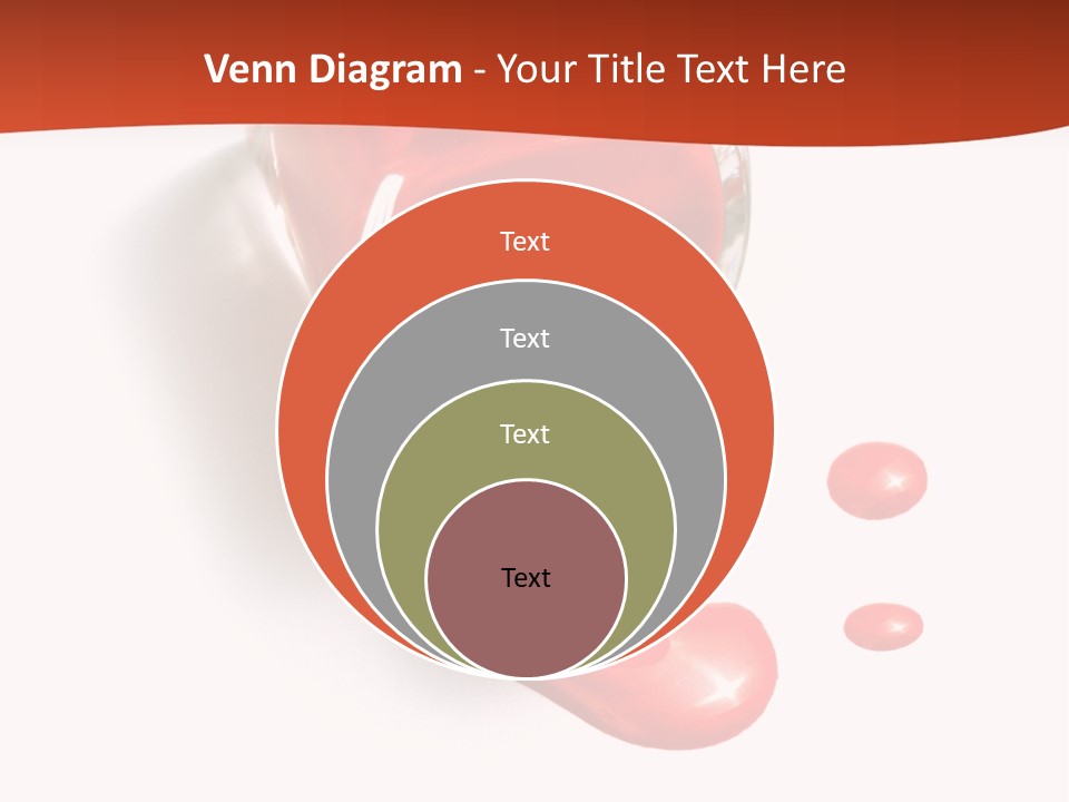 Shiny Red Cosmetics PowerPoint Template