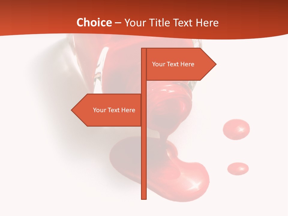 Shiny Red Cosmetics PowerPoint Template