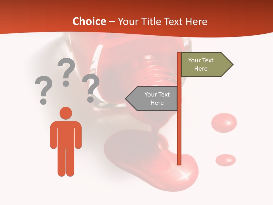 Shiny Red Cosmetics PowerPoint Template