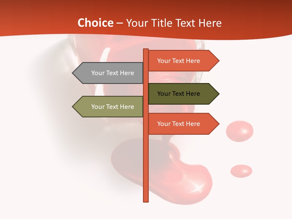 Shiny Red Cosmetics PowerPoint Template