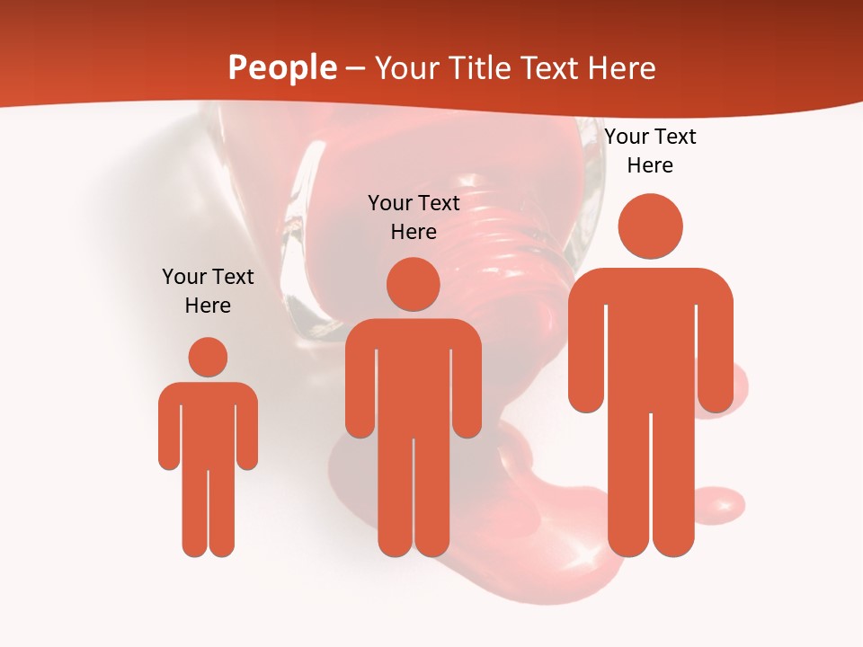 Shiny Red Cosmetics PowerPoint Template