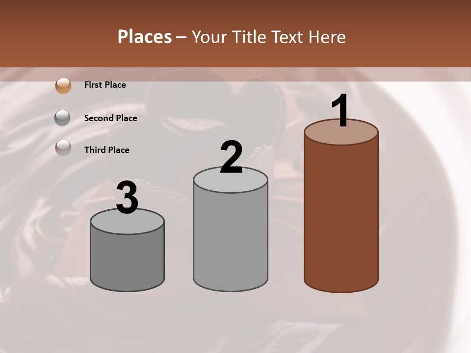 Cream Garnish Shaving PowerPoint Template