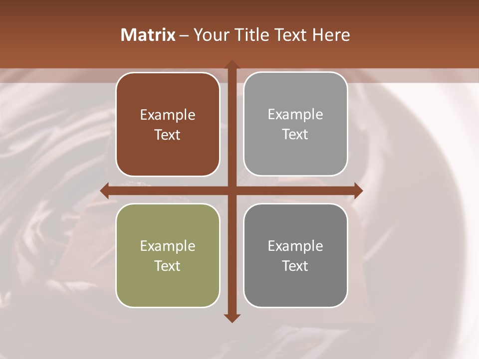Cream Garnish Shaving PowerPoint Template