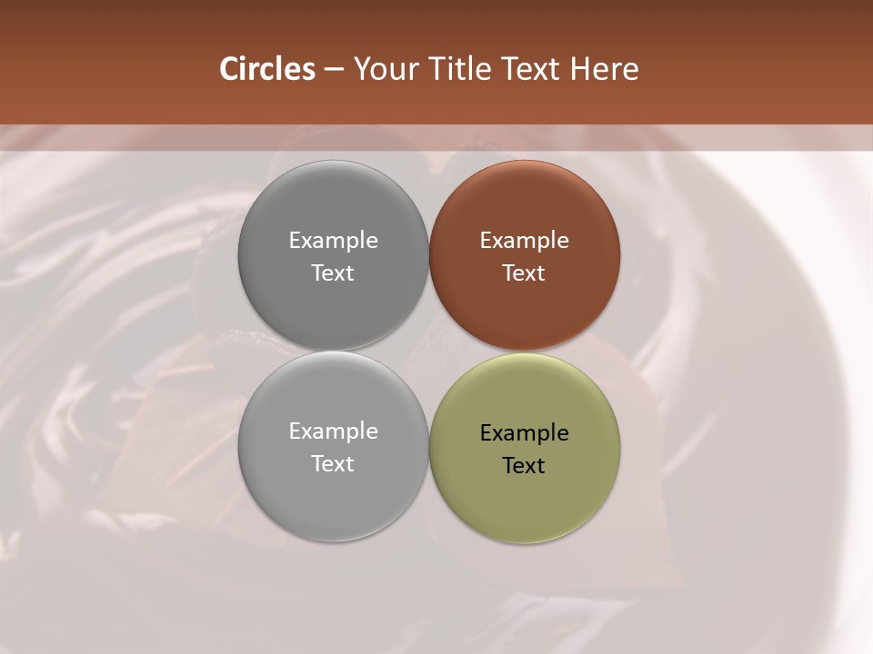 Cream Garnish Shaving PowerPoint Template