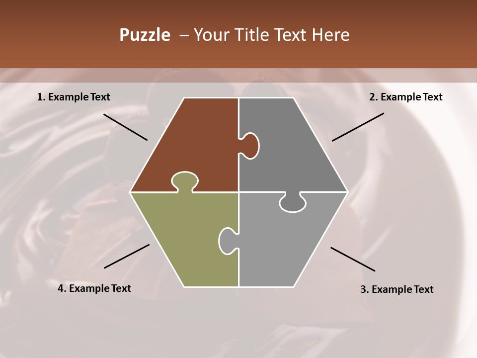 Cream Garnish Shaving PowerPoint Template