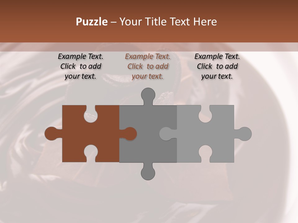 Cream Garnish Shaving PowerPoint Template