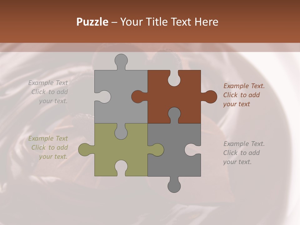 Cream Garnish Shaving PowerPoint Template