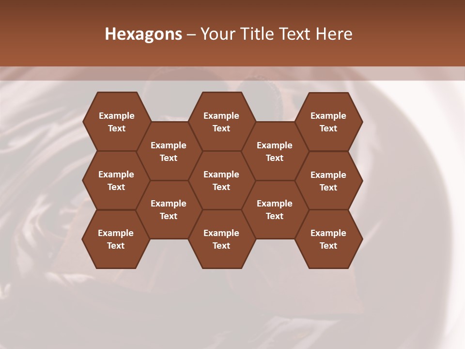 Cream Garnish Shaving PowerPoint Template