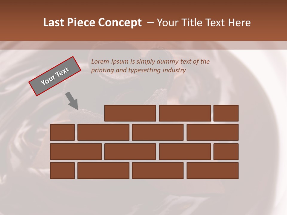 Cream Garnish Shaving PowerPoint Template